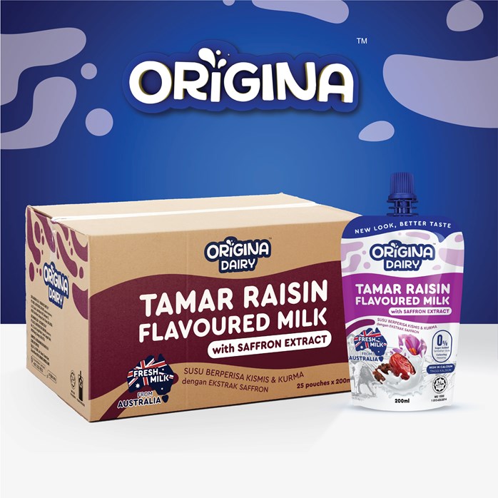Origina Dairy Tamar Raisin Milk – Carton