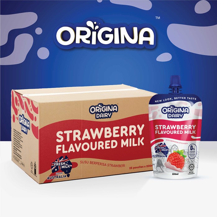 Origina Dairy Strawberry Milk – Carton